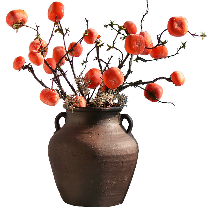 粗陶陶罐多肉花盆花瓶插花花器土陶红陶罐子坛子复古做旧装饰摆件,淘宝优惠券,粉丝福利购,淘宝优惠卷