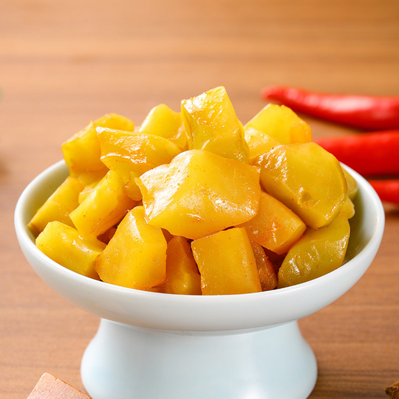 网红推荐重庆麦小贝涪陵榨菜芯减盐脆口榨菜咸菜腌制菜清淡下饭菜,淘宝优惠券,粉丝福利购,淘宝优惠卷