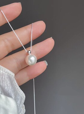 珍珠项链女轻奢小众2024新款爆款潮精致气质颈链锁骨链高级感配饰