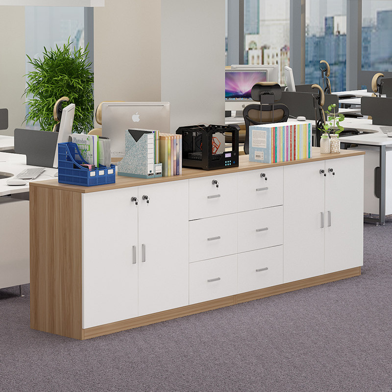 办公室文件柜子木质矮柜带锁储物柜组合柜资料抽屉柜长条柜隔断柜,淘宝优惠券,粉丝福利购,淘宝优惠卷