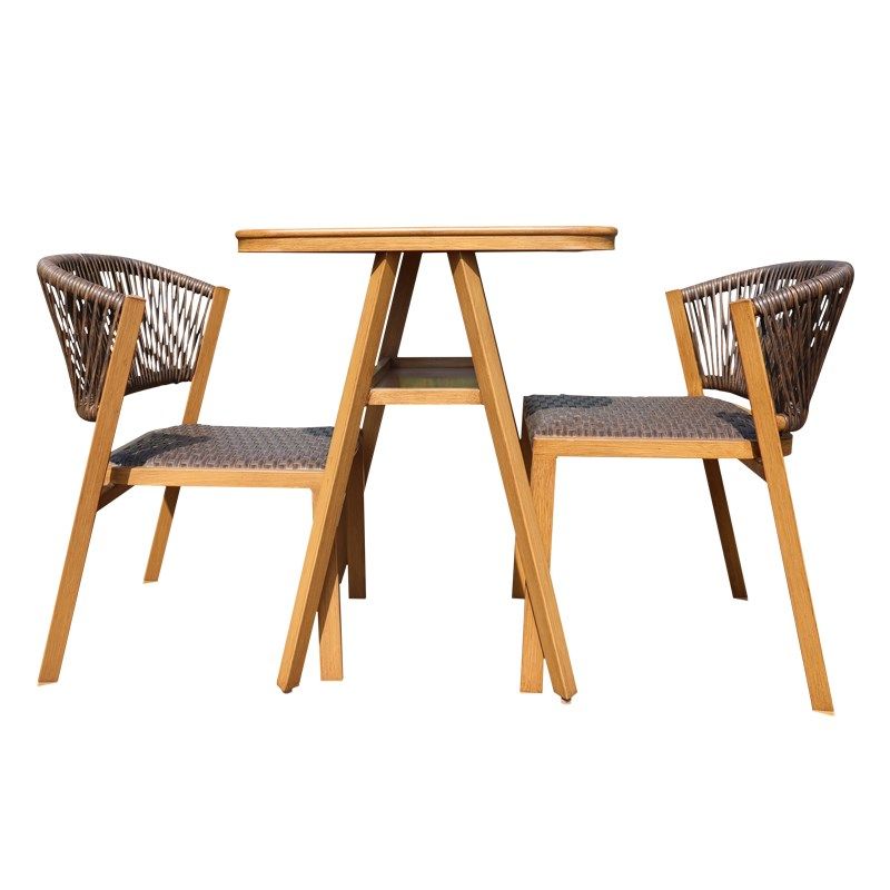 梓晴松兰阳台桌椅休闲区布置藤椅三件套一桌两椅家用小户型茶桌椅,淘宝优惠券,粉丝福利购,淘宝优惠卷