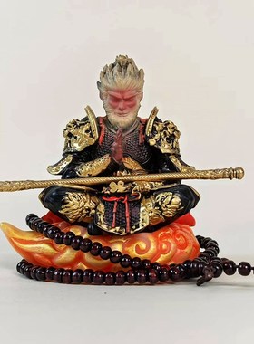 送男友佳黑神话悟空汽车战胜车载摆件饰品中控台男士保平安