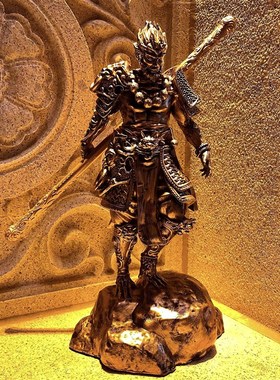 黑神话孙悟空摆件金箍棒周边手办齐天大圣斗战胜佛雕像电竞房装饰