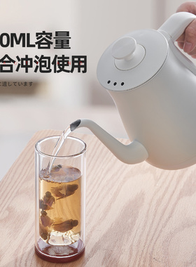 茶皇子长嘴电热水壶家用泡茶烧水壶手冲咖啡壶开水茶道壶小型