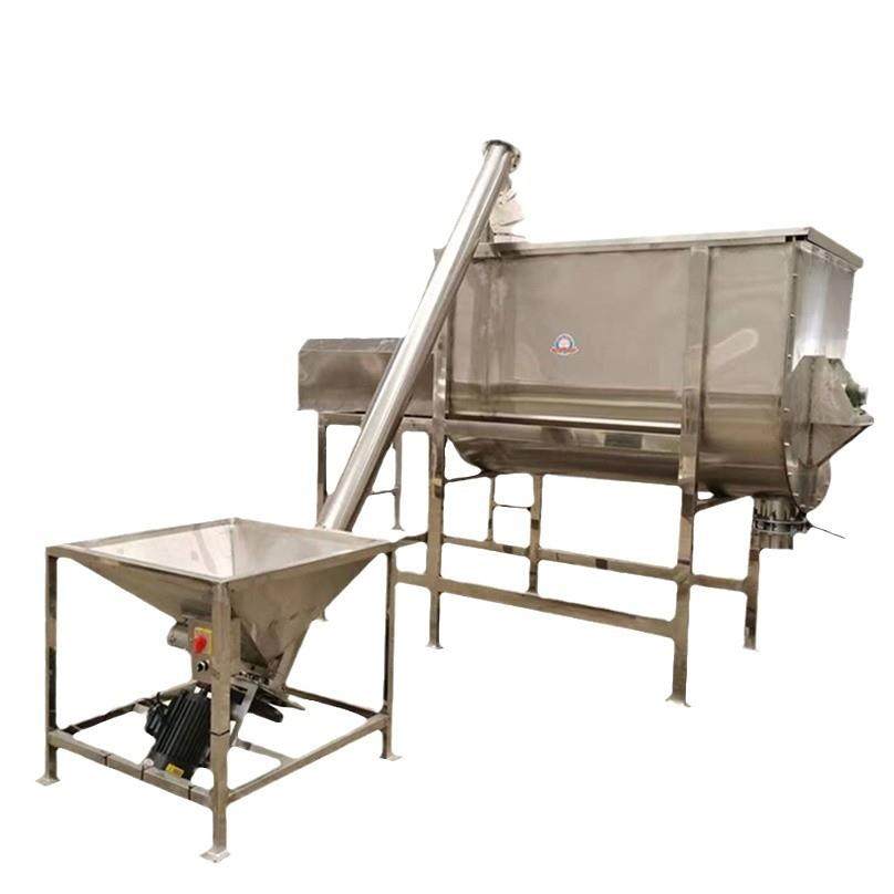 不锈钢U型双螺带搅拌机药剂食品调味粉卧式混料机干粉颜料混合机,淘宝优惠券,粉丝福利购,淘宝优惠卷