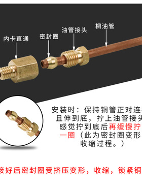 PD管直通接头尼龙油管铝管分油器铜接头机床润滑油管接头油路配件