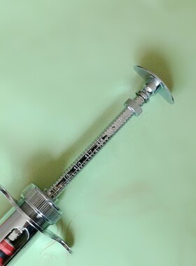 稽峰 原红旗不锈钢金属注射器 兽医注射针筒猪牛羊10 20 30 50ML