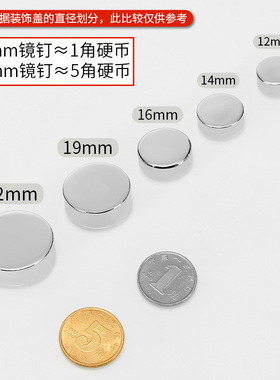 玻璃镜钉广告自攻钉装饰钉子扣盖纯铜镜扣膨胀钉墙砖固定螺丝钉