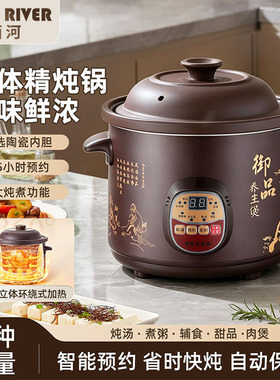 电炖锅全自动家用煲汤煮粥插电式紫砂锅电热砂锅炖汤炖盅