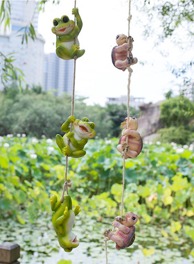 花园装饰 庭院 园艺摆件户外花园小摆件小动物乌龟装饰品挂件