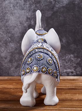 招财大象摆件开业礼品客厅玄关电视酒柜办公室吉祥工艺装饰品创意