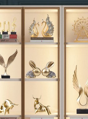 客厅电视酒柜装饰品摆件轻奢家居玄L关艺术高端大气上档次