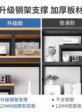 书架置物架落地家用书柜展示架陈列架靠墙图书馆收纳架办公室隔断