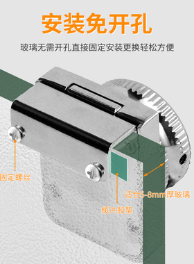 玻璃推拉柜门锁密码锁移门展示柜子双开橱窗锁储物文件柜锁免打孔