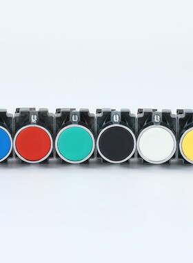 平头按钮XB2-BA31 BA42 BA51 BA61 BA21自复位按钮开关22mm红绿黄