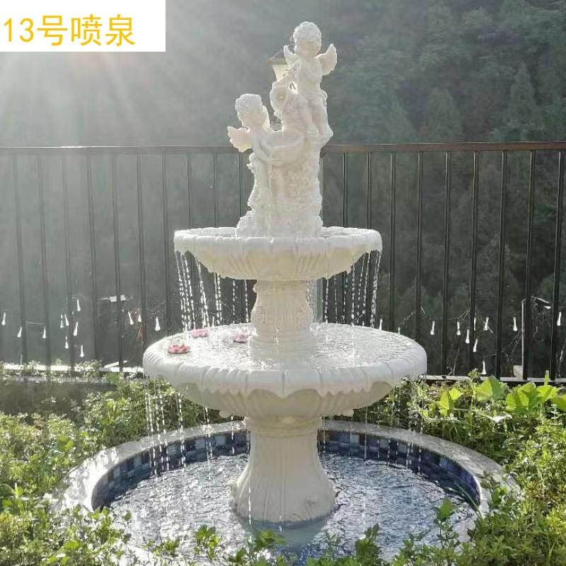 欧式庭院装饰流水喷泉婚庆许愿池别墅客厅阳台鱼池户外园林摆件,淘宝优惠券,粉丝福利购,淘宝优惠卷
