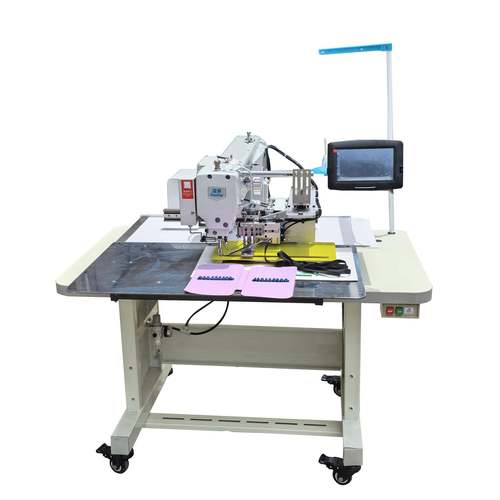 全自动高效新款松紧带橡筋自动打褶花样机笔袋文具打褶花样机 - 图3