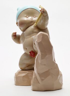 稀奇艺术瞿广慈《真爱英雄》收藏摆件工艺品室内桌面雕塑装饰品
