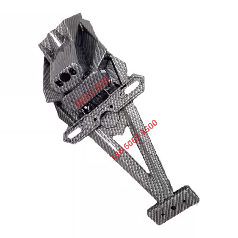 诺马魅影255s机车配件R3后挡泥板小忍者牌照架V6改装国产H2壳子 - 图1