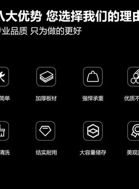 德玛仕不锈钢工作台双通打荷台商用储物柜操作台切菜桌子双通304