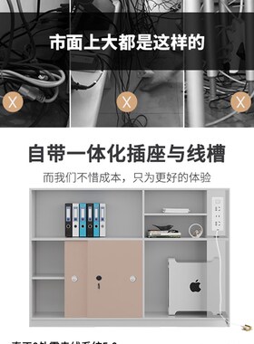 办公桌简约现代屏风隔断挡板卡座职员工四双人位财务办公桌椅组合