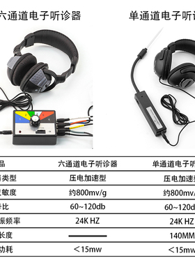 汽车维修电子式听诊器 引擎底盘变速箱异响检测工具 机械诊断仪