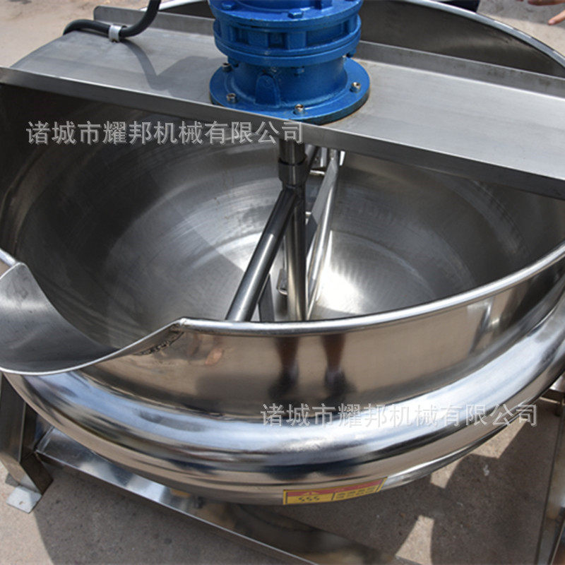 辣椒酱熬制搅拌锅 大型炒制豆沙馅设备 100L燃气加热炒酱料机器,淘宝优惠券,粉丝福利购,淘宝优惠卷