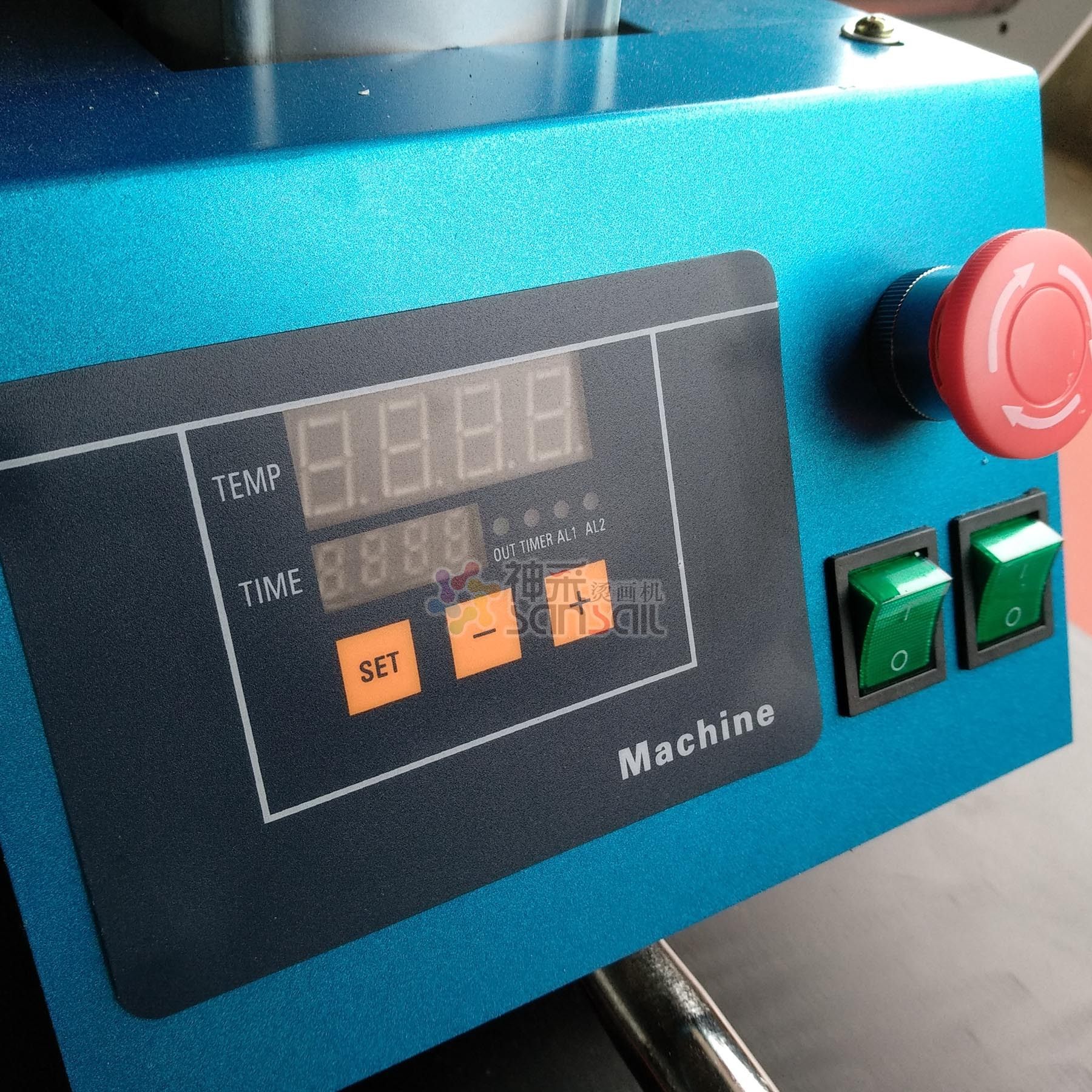 神采40*60上滑式双工位气动热转印烫画机T恤个性转印烫钻服装印花,淘宝优惠券,粉丝福利购,淘宝优惠卷