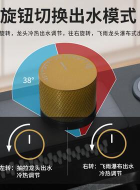 （工厂直发）不锈钢水槽家用厨房手工纳米大单槽瀑布出水洗碗池子