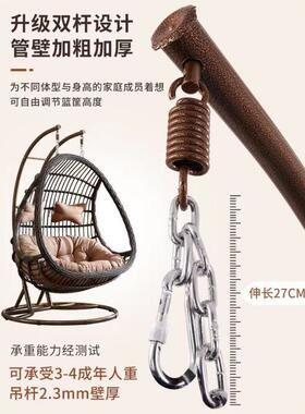 庭院户外吊篮室内家用秋千双人摇篮休闲吊椅阳台吊床网红懒人藤椅