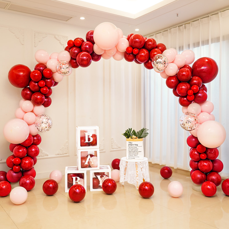 气球拱门支架子店铺开业结t婚生日商场活动场景氛围感布置装饰立 - 图0