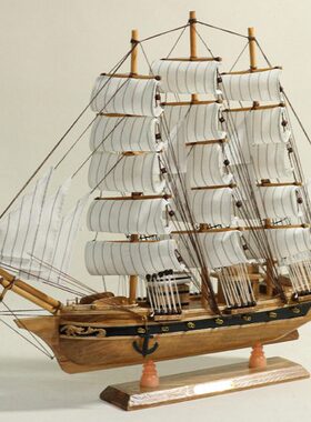 行走天空｜《时津风》一帆风顺实木工艺船定制刻字周年纪念印logo