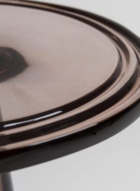 简约创意圆形小茶几酒店大堂餐厅休息卡座家居客厅休闲落地小摆件