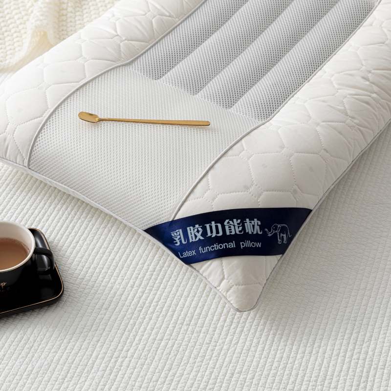 决明子全棉乳胶枕头护颈椎助睡眠单人荞麦枕芯一对装家用双人整头 - 图3