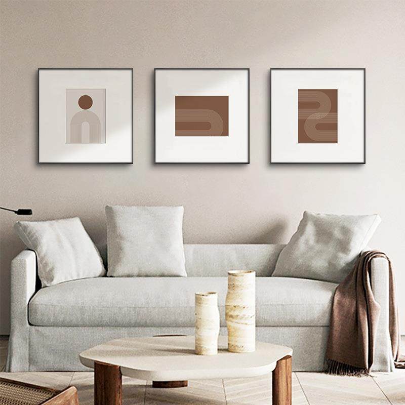 线造北欧风格餐厅正方形装饰画客厅沙发挂画现代抽象线条壁画,淘宝优惠券,粉丝福利购,淘宝优惠卷