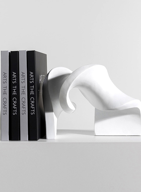 扭带树脂摆件家居软装客厅电z视柜样板间酒柜桌面轻奢陶瓷方块