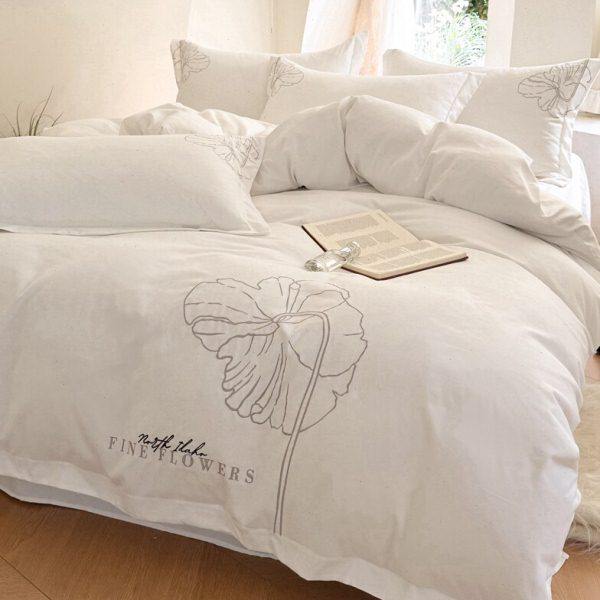 酒店专用四件套床上用品被子被褥全套组合民宿七八件套纯白床笠款,淘宝优惠券,粉丝福利购,淘宝优惠卷