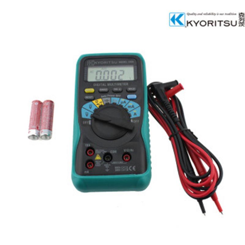 克列茨KYORITSU万用表KEW1009数字万用表交直流电压600V电流10A - 图1