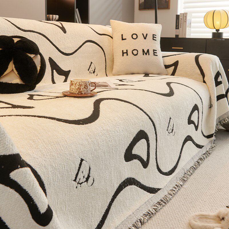 2024新款四季通用防猫抓沙发巾冬季高级感沙发盖布沙发套罩沙发毯,淘宝优惠券,粉丝福利购,淘宝优惠卷