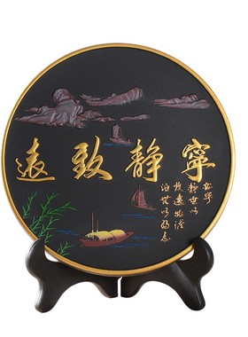 活性炭雕工艺品家居电视背景墙酒柜客厅办公室小摆件家装饰品摆设