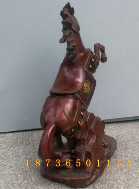 纯铜马立马生肖马马到成功马家居招财铜器客厅工艺品桌面手工摆件