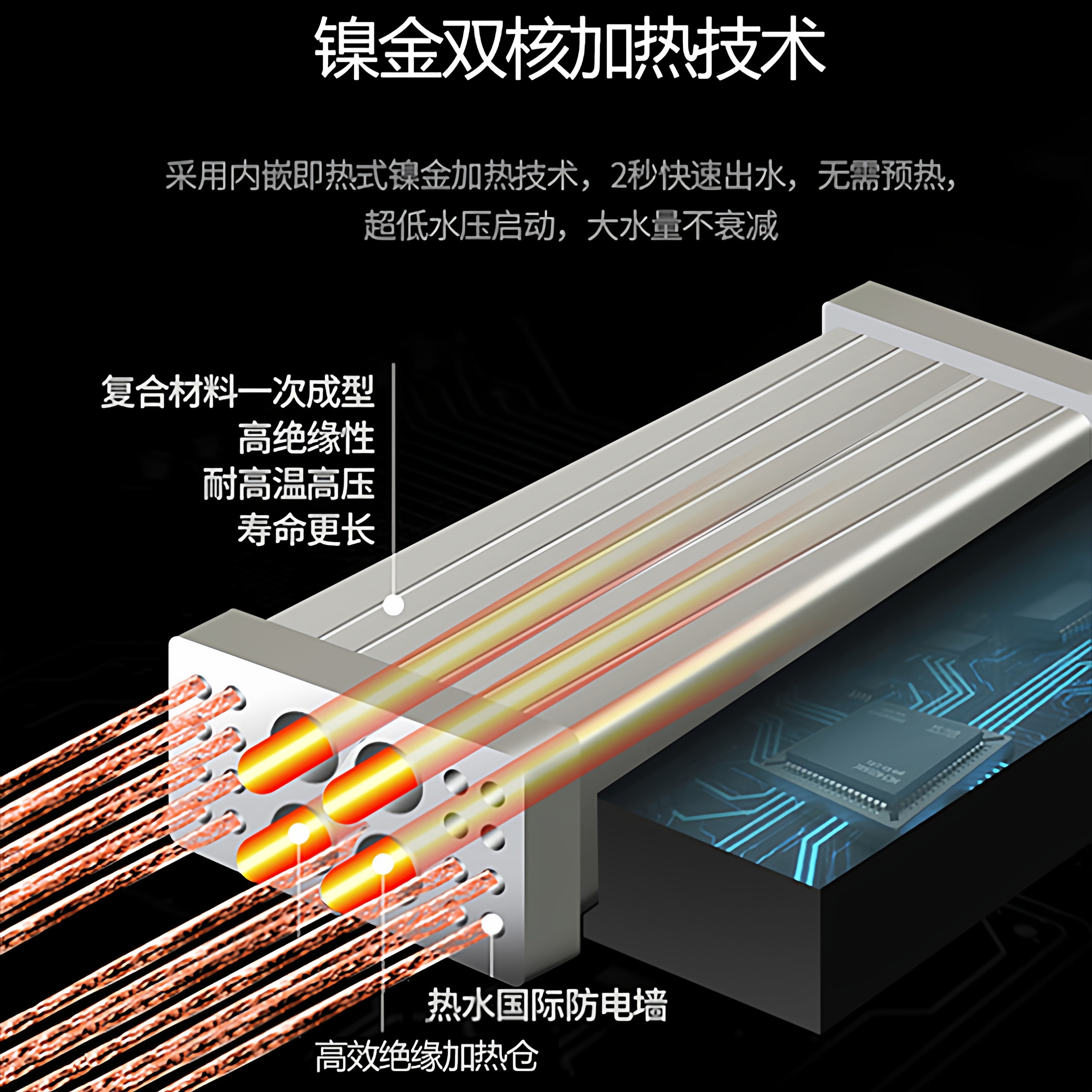 海帝洁集成热水器花洒一体机家用即热式快热式电热水器集成淋浴屏,淘宝优惠券,粉丝福利购,淘宝优惠卷