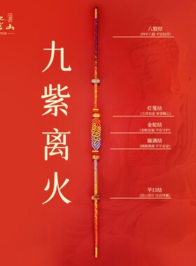 普陀山2025年九紫离火好运红绳手E链属蛇的本命年吉祥佩戴物小红