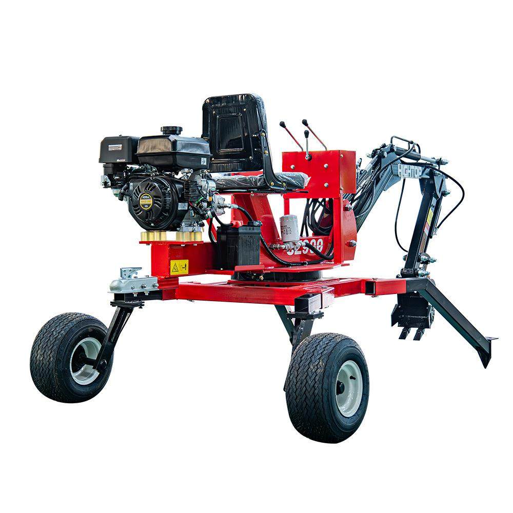 全地形轮式挖掘机挖土钻孔割草多用途轮胎挖机,淘宝优惠券,粉丝福利购,淘宝优惠卷