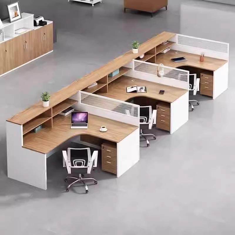 屏风职员办公桌简约现代4双人隔断员工位桌椅组合财务室6卡座家具,淘宝优惠券,粉丝福利购,淘宝优惠卷