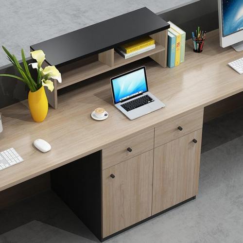 勇心E0级环保前台接待台简约现代公司前台接待台办公室前台柜台 - 图3