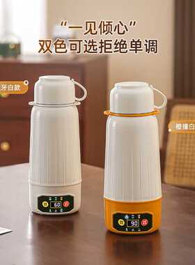 316不锈钢车载家用电热杯 插电一体自动开水保温水杯便携式烧水壶