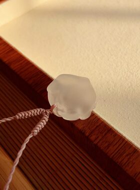 吊坠 荷花迷你天然髓可爱 冰种宝宝小玉莲花玉佩玉坠挂件女士