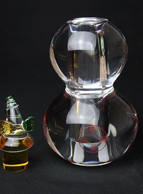 水晶葫芦摆g件装饰品家居摆设开业送礼办公桌面