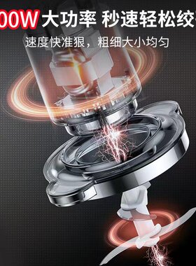 德国绞肉机2024新款商用大功率打芋泥打辣椒蒜蓉家用大容量搅拌机